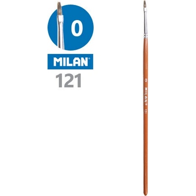 Štetec plochý MILAN č. 0 - 121