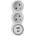 Plastrol Network splitter double + USB-A + USB-C