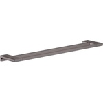 Hansgrohe AddStoris - Двойна закачалка за кърпи, дължина 65 см, матиран черен хром 41743340 (41743340)