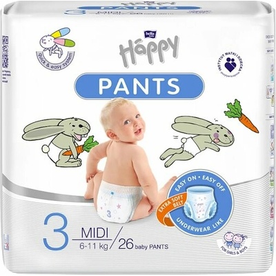 Bella Baby Happy 3 midi 6-11 kg 26 ks
