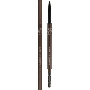 BOM Молив за вежди Super Slim, N2 Rich Brown, 0.1 g