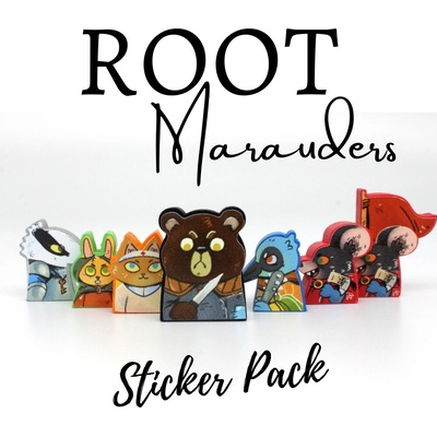 Meeple Stickers samolepky pro root rozšíření plenitelů