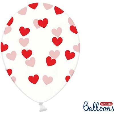 Partydeco Balonky Star 30cm srdce červené – Hledejceny.cz