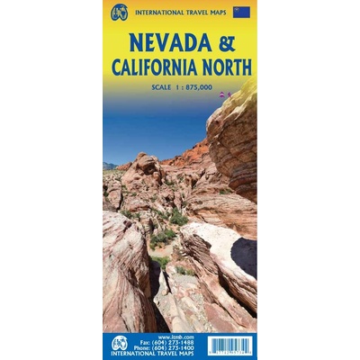 Nevada & California 1:875 000