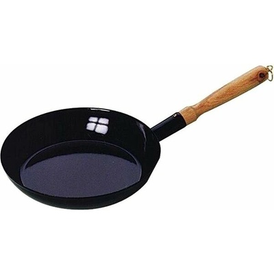 Riess Pánev smaltovaná 24 cm, dřevěná rukojeť