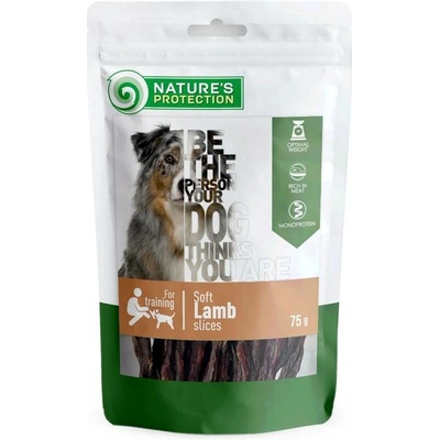 Nature´s Protection Nature's Protection Dog snack jehněcí proužky 75 g