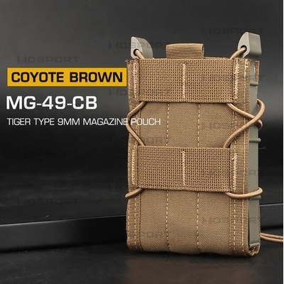 Wosport Tiger type Molle na 5.56 zásobníky M4 Coyote