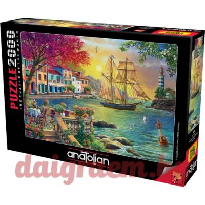 Anatolian Пъзел anatolian 3955 - 2000 части - Прекрасен залез в града (p3955)