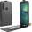 Motorola Moto G8 Plus Flip3 Кожен Калъф и Протектор