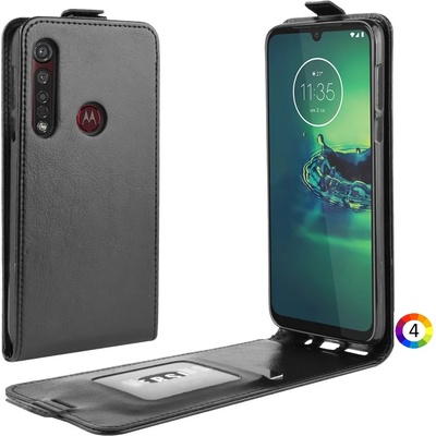 Motorola Moto G8 Plus Flip3 Кожен Калъф и Протектор