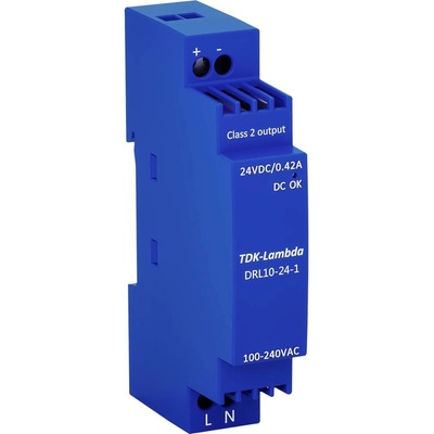 TDK-Lambda DRL10-24-1 síťový zdroj na DIN lištu 24 V 0.42 A 10 W Obsah 1 ks