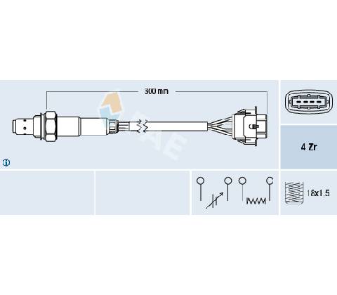 Lambda sonda FAE 77246
