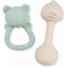 Tiny Treasures Saro Baby sada chrastítek Mint