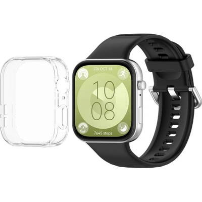 VSETKONAMOBIL 78739 VSETKONAMOBIL COVER SET Remienok + obal na hodinky Huawei Watch Fit 3 čierny