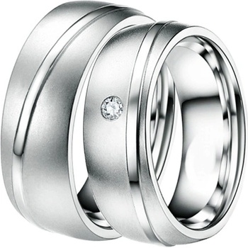 ST-88027 Ocelové snubní prsteny