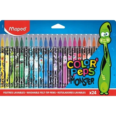 Maped 5401 Dětské fixy Color'Peps Monster 24 ks – Zbozi.Blesk.cz