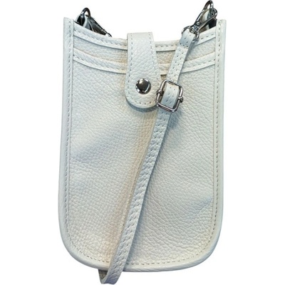 Vera Pelle malá kožená crossbody kabelka 7739 sv. béžová béžová