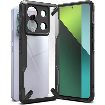 Ringke Противоударен Хибриден Калъф за Xiaomi Poco X6 5G, Ringke Fusion X Case, Черен (8809961785269)
