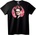 NOONEBRAND Тениска Frida с рози - 2XL, Black