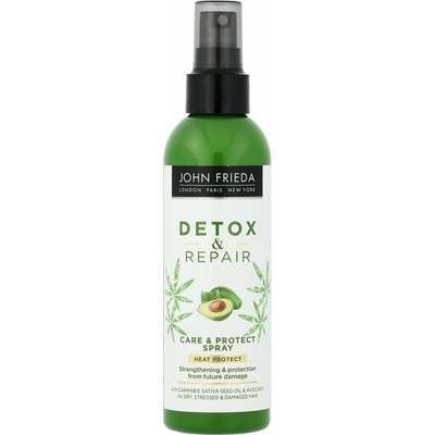 John Frieda Detox & Repair sprej pre vlasy namáhané teplom 200 ml