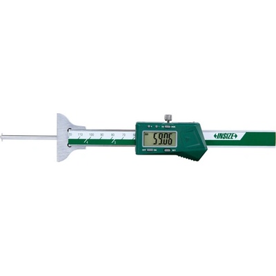 INSIZE Digitální hloubkoměr s výměnnými doteky typ 1148 0-100mm 0-4" můstek 45mm 1148-100S