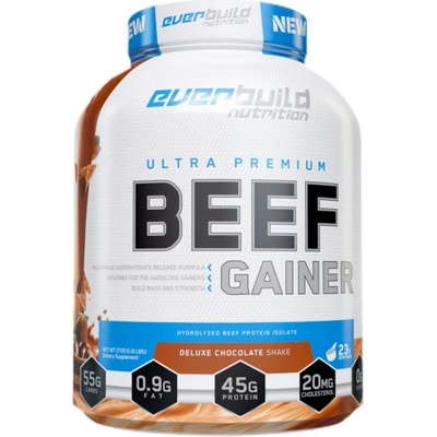 Everbuild Nutrition Ultra Premium 100% Beef Gainer [2770 грама] Двоен Белгийски Шоколад