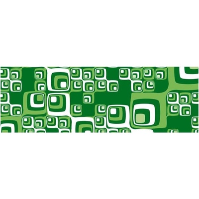 Dimex M-359 vliesová fototapeta na zeď Green squares rozměry 330 x 110 cm