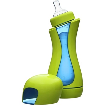 Image 1 of iiamo Бебешка бутилка iiamo home - Зелено и синьо, 380 ml (602)