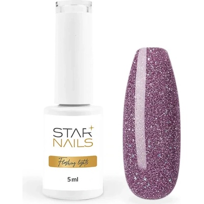 Polish Flashing Lights Uv Led gel Nocturne mauve fialový gél lak 012 5 ml