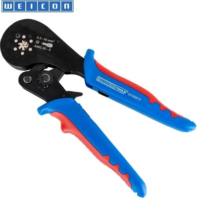 WEICON Кримперни клещи за кабелни обувки 16 мм2 / weicon 10100513 / hex 20 wag - 5 awg (wcn 10100513)