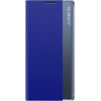 HQWear Нов Sleep Case за Samsung Galaxy S25+ Cover с флип и стойка - син (5907769368004)