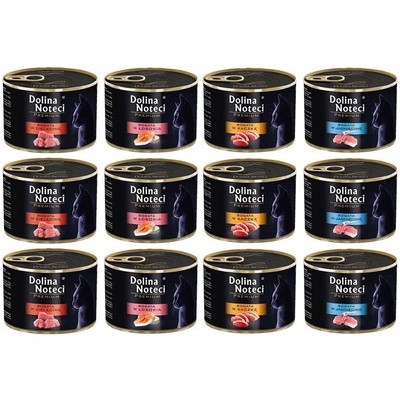 Dolina Noteci Premium pre mačky Zmiešané príchute 12 x 185 g