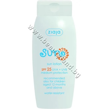 Image 1 of Ziaja Лосион Ziaja Sun Lotion SPF 25, p/n ZI-15444 - Слънцезащитен лосион за тяло с фактор 25SPF (ZI-15444)