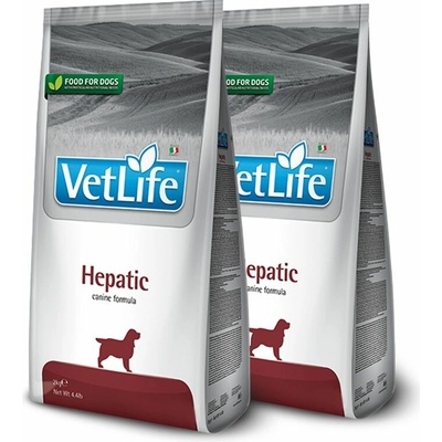 Vet Life Hepatic Canine 2 x 12 kg
