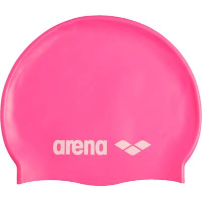 Arena Шапка за плуване Arena Classic Silicone Swim cap - Bright Pink - размер One Size (581-0005-1011)