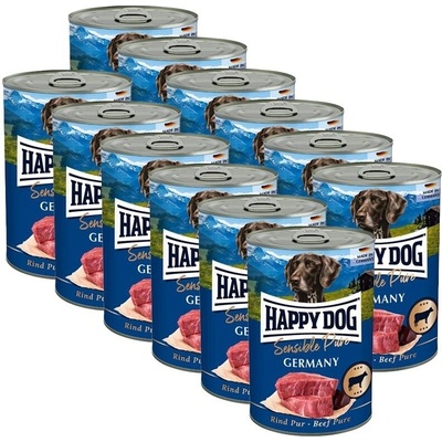 Happy Dog Rind Pur Germany hovädzie 12 x 400 g