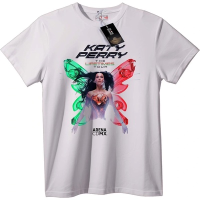 NOONEBRAND Тениска Katy Perry Турне Животът - 2XL, White