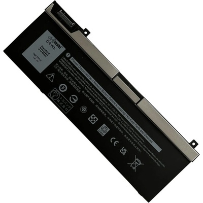 5TF10 батерия за лаптоп Dell, 4 клетки, 7.7V, 55Wh (D-BS-0165)