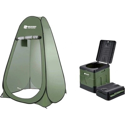 Holdcarp Set Skladacia prenosná toaleta Portable Toi + Toilet & Shower Tent