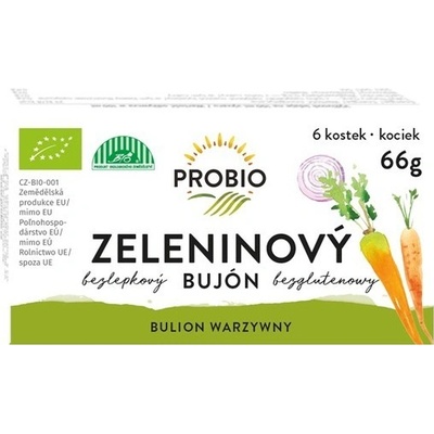 Probio Bujón zeleninový kocky BIO 6 x 0,5l 66g