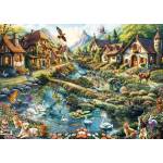 Schmidt Spiele - Puzzle Village on the edge of the forest - 1 000 piese