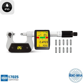 Microtech Electronic Дигитален микрометър за резби Microtech THREAD DataMet Metric 60° - 225-250 мм, 0, 0001 мм (110712508)