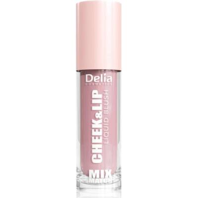 Delia Cosmetics Mix&Match Cheek & Lip Liquid Blush tekutá lícenka na pery a líca 03 4 ml