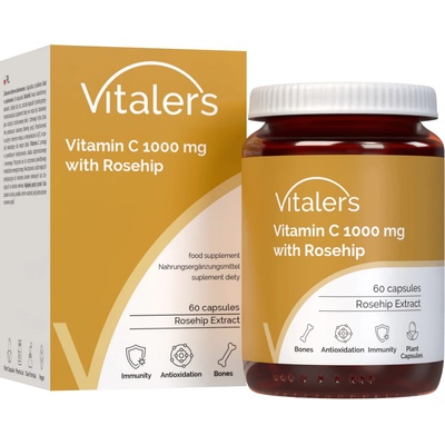 Vitaler's Vitamín C so šípkami 1000 mg 60 kapsúl