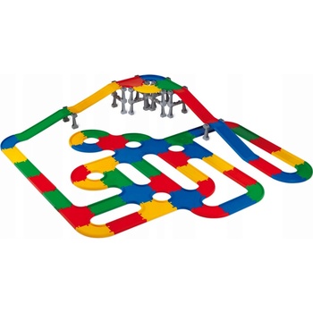 Wader Mosty a silnice 3D plast v krabici 58 x 39 cm