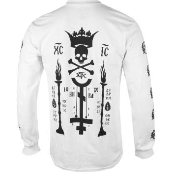 Napalm records мъжка тениска с дълъг ръкав Patriarkh - Бяла - NAPALM RECORDS - LS_8747