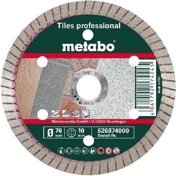 Metabo Diamantový řezný kotouč 76 x 10 mm 626874000