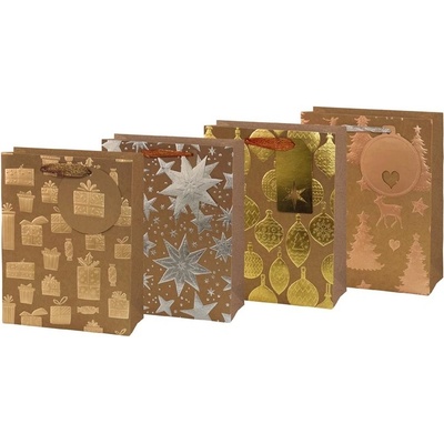 Taška MFP vánoční M LUX KRAFT mix V8 (180x230x100)
