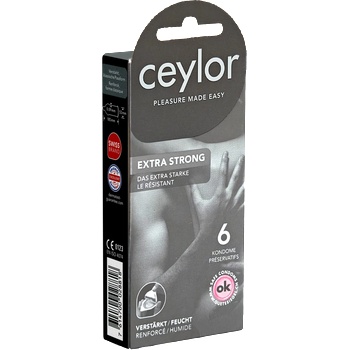 ostatní Ceylor Single: Extra Strong, 6 extra strong condoms