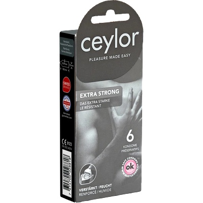 ceylor Single: Extra Strong, 6 extra strong condoms